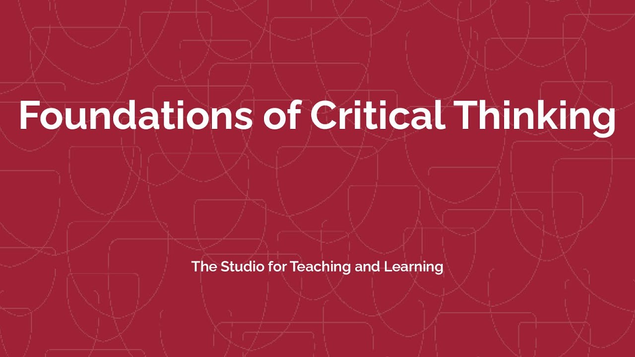 foundation for critical thinking press