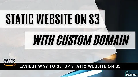 S3 static website with custom domain