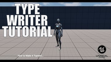 Easy Typewriter Text Tutorial | Unreal Engine 5