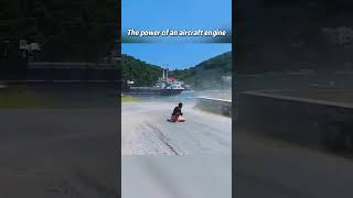 The power of an aircraft engine#aviation #aircraft #plane #foryou