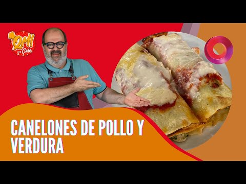 Canelones de pollo