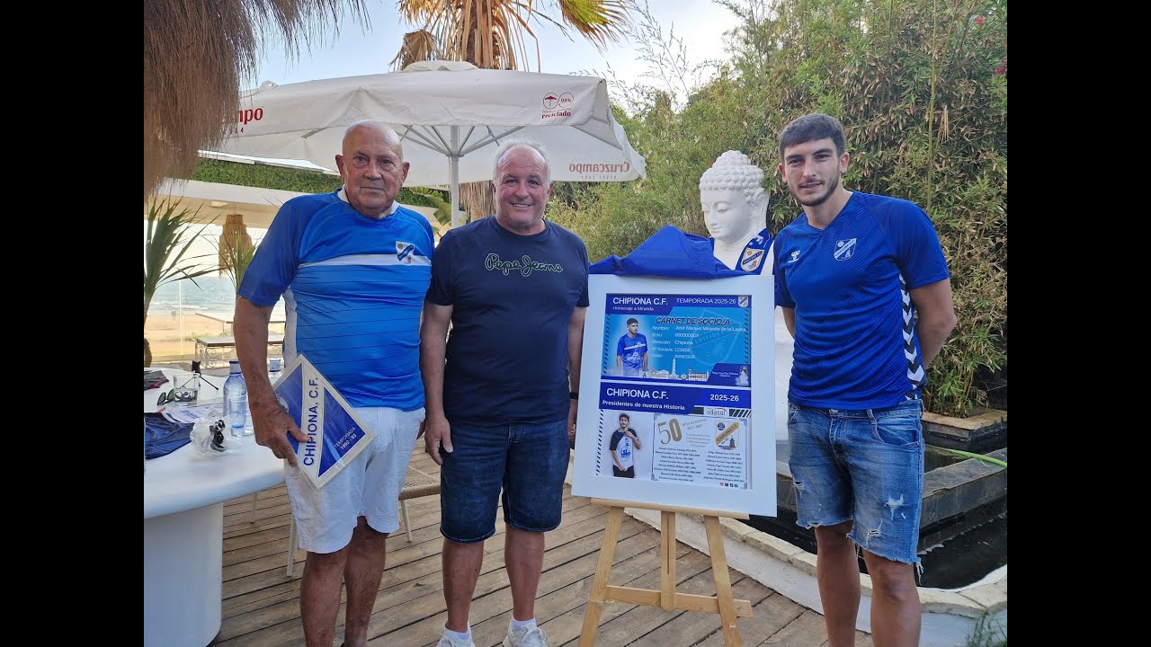 La Grada. Presentación de la campaña de socios del Chipiona C.F.