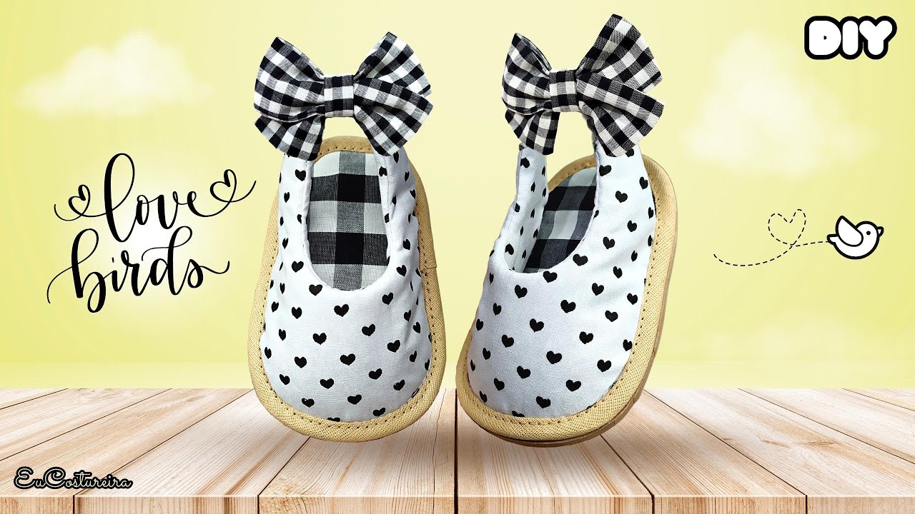 Sandália bebê passo a passo 〰DIY