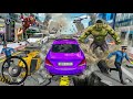 Hulk Vs iron man attack in the City Can I survive–3d driving class Android games#cargame