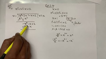 Exercise 2.4|Question5 (i) x³–2x²–x+2|How to factorise the polynomial|Class 9 NCERT MATHS SOLUTION