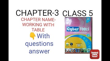 Kips it solution # working with table with  questions answer # class 5 chapter 3 # questions answer