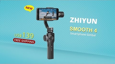Zhiyun Smooth-4 3-Axis Handheld Smartphone Gimbal Stabilizer - Linkdelight.com