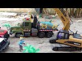 [30분] 포크레인 덤프트럭 중장비 자동차 장난감 구출놀이 모래놀이 연속보기 Excavator Car Toy for Kids Power Wheels