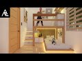 Extraordinary Loft Bed Idea for Small Rooms