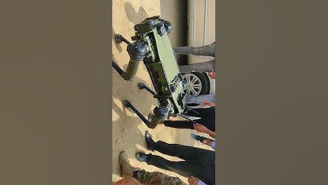 👀Watch these Robot 🤖 Walk 😺 Run 😮 and Leap 💪#army #shorts