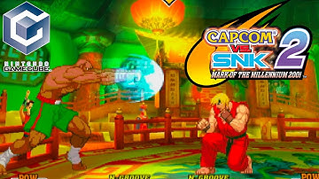 Capcom vs SNK 2 | Sagat, Joe & Kyosuke Single Credit Run! (GameCube on Wii)