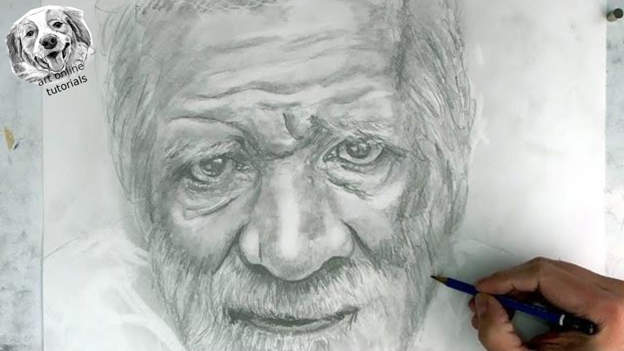 Draw FAST & EASY with CHARCOAL Pencil! Realistic Portrait Drawing Tutorial!  