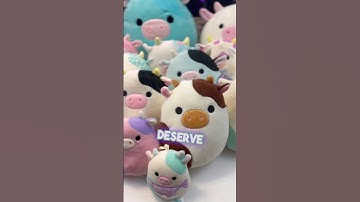I want my own CUTE COW 🐮 SQUISHMALLOWS planet! 🌎  #squishmallows #shorts