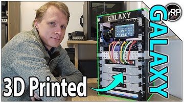 I 3D PRINTED My 10" Server Rack | GALAXY 2.0 | HomeLab Series
