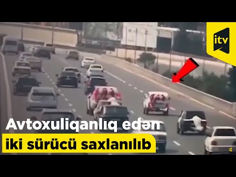 Toy karvanında avtoxuliqanlıq edən iki sürücü saxlanılıb