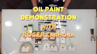 How to make Oil Paint by hand with a palette knife and Muller.mp4 