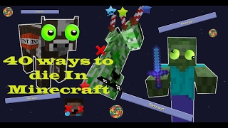 40 ways to die In Minecraft