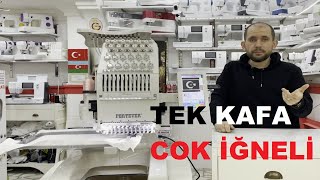 Fortever Halo-100 Tek Kafa 12 İğne Nakış Makinesi Numune