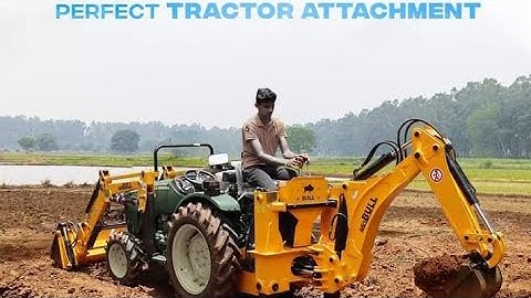 AgriBULL Backhoe only on Eicher 485 2WD tractor