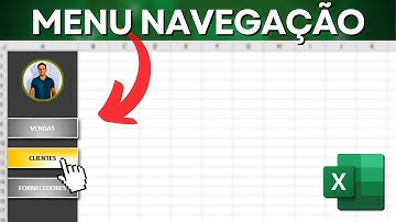 Menu de Navegação com Cara de Site no Excel | Botões Interativos e Clicáveis