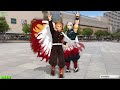 【MMD】煉獄さんと宇髄さんを近所の広場に召喚してみた?【鬼滅の刃】