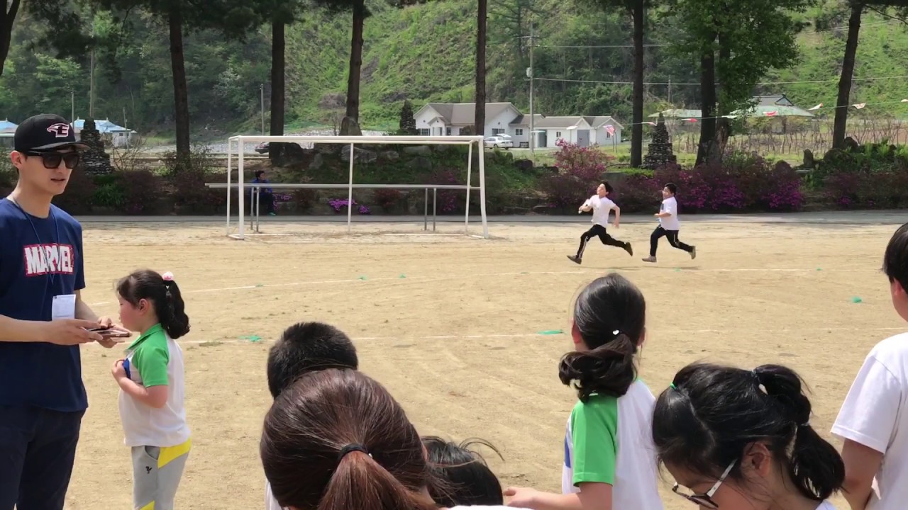 2017 황둔초등학교 운동회 계주 이어달리기