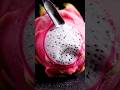 Dragon Fruit Frezee Curving ASMR Sound#FruitCuttingASMR #SatisfyingSounds #ASMR #FruitSlicing