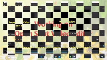 Use of OBS Studio and Open Shot Video Editor