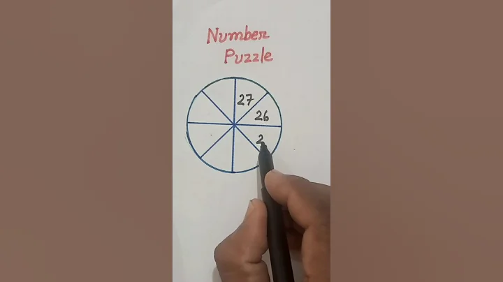 Number Puzzle/Maths Puzzle #shorts #maths #puzzle #puzzle #youtubeshorts