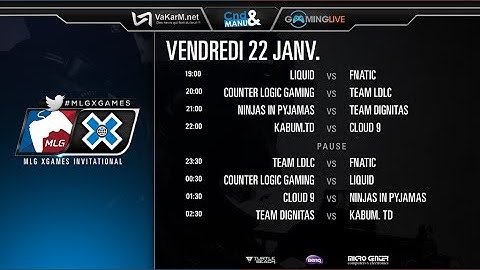 MLG XGames Aspen CS:GO - Cloud9 vs NiP-Gaming FR