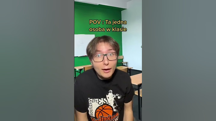 POV : Ta jedna osoba klasie