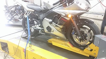 2004 Yamaha R6 on the Dyno