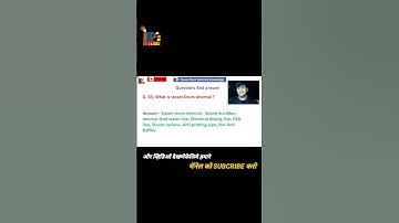 Steam Drum Internal Fitting