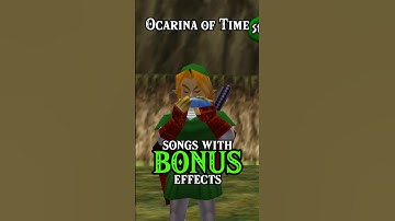 These Songs Have BONUS EFFECTS in Ocarina of Time #ocarinaoftime #nintendo #zelda