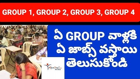 TSPSC / APPSC GROUP 1 2 3 4 POSTS LIST IN TELUGU | GROUP1 | GROUP2 | GROUP3 | GROUP4