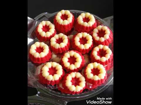 Kuih Puteri Ayu Red Velvet Cheese Gebu Youtube