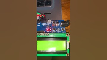 I2C lcd with esp8266 #arduino #electronics #esp8266 #microcontroller #lcd