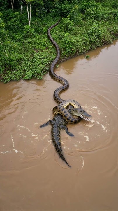 Python vs Crocodile, Animal Wildlife Rescue Moment - YouTube