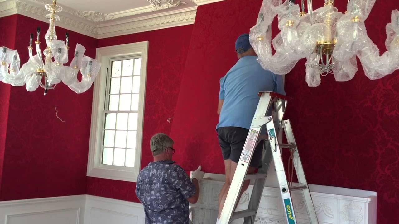 Upholstering Walls - YouTube