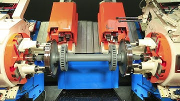 CNC Portal Wheel Lathe