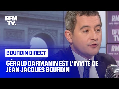 Gerald Darmanin Face A Jean Jacques Bourdin En Direct Youtube