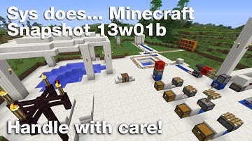 Minecraft: Snapshot 13w02a TNT Trains!