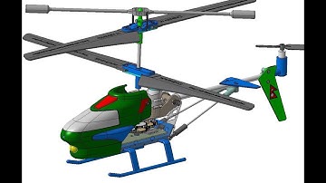 RC Helicopter using CATIA V5