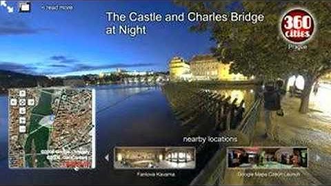 Showing the Maps Flash API on 360cities