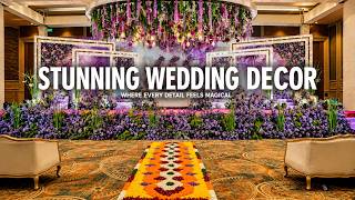 Purple Wedding Decor & Floral Theme | Luxury Wedding Decoration | The Moments