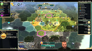 Civilization 5 Multiplayer 106: Siam [2/10] ( BNW 8 Player Free For All) Gameplay/Commentary