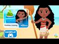 Can We Solve Moana’s Puzzle Path? 🌊 Disney Coding Game for Kids + Olaf Frozen Puzzle!