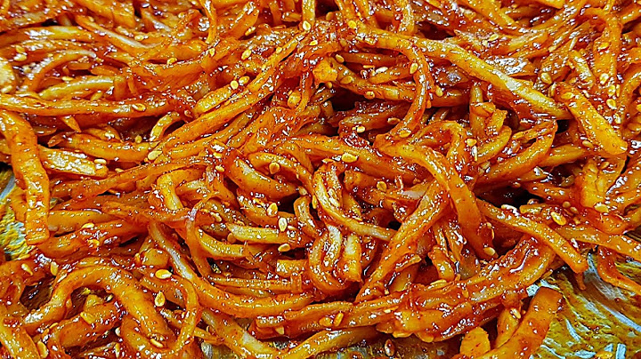 [진미채볶음] 제발! 마요네즈 대신 ○○으로 부드럽게...
