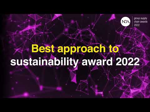 NDA group Supply Chain awards 2022: Best approach to sustainability (video)