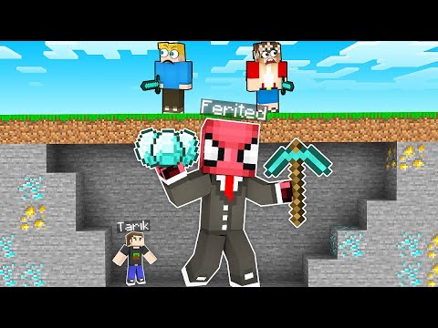 KÜÇÜK vs BÜYÜK MANHUNT YARIŞMASI - Minecraft